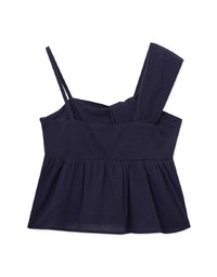 Sweet Asymmetric Knotted Tank Top