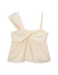 Sweet Asymmetric Knotted Tank Top