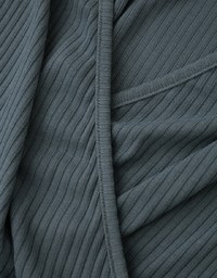 Monochrome Cross Ribbed Top