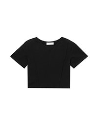 Structured Stitch Crop Top