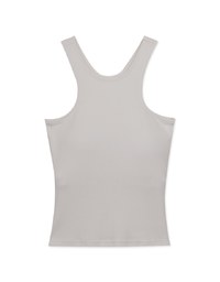 Plain Cut Shoulder Padded Tank Top