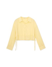 Layered Side Tie Blouse