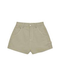 Stitched Heavyweight Jeans Denim Shorts