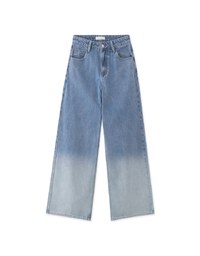 Casual Jeans Denim High Waisted WIde Pants Culottes