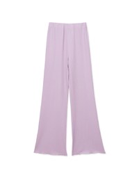 Lightweight Bubble Gauze Ruffled High Waist Wide Pants Culottes