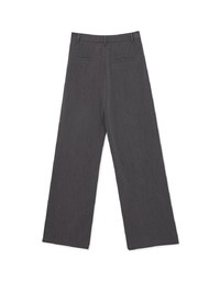 Chic Suit Pleated High Waist Wide Pants Culottes