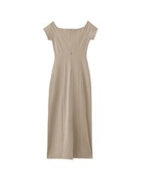 AIRY HOURGLASS Cooling Bra Padded Off Shoulder Midi Dress