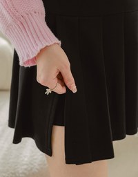 AIRY HOURGLASS Pleated Skort Skirt With Underpants Preppy A Line Tennis Mini Skirt
