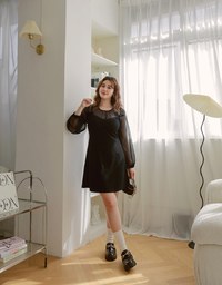 AIRY HOURGLASS Sweetheart Dress Bra Padded With Removable Bows Mini Dress