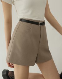 Minimalist Hidden Placket Shorts