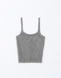 Fluffy Thin Strap Cami Top