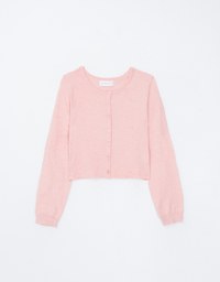 Classic Plain Knit Cardigan