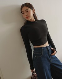 WARM↑UP Heating Half Turtleneck Bra Top