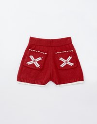 Christmas Themed Knit Shorts