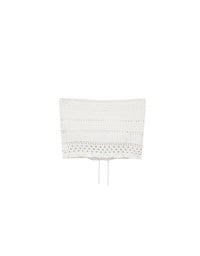 2 Way Convertible Lace Crochet Bandeau Top with Tie Detail
