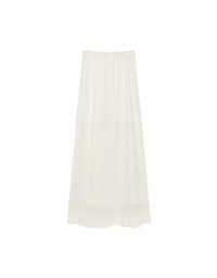 Layered Hem Flowy Chiffon Mermaid Maxi Skirt