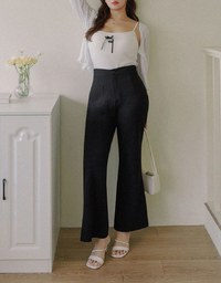 AIRY HOURGLASS V-LINE Waistband Flared Pants【Sculpt & Stretch 2.0 】