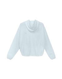 Skin Protection Sheer Zip Up Hoodie Jacket with AIR SPACE LOGO Embroidered