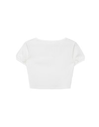 Classic Square Neck Ribbed Crop Top