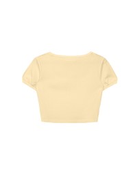 Classic Square Neck Ribbed Crop Top