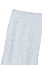 High Waist Luxe Lace Detail Fishtail Maxi Skirt