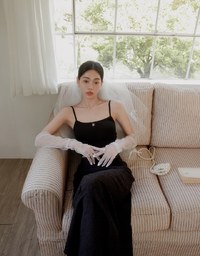 Bubble Gauze Textured High Waist Flowy Maxi Skirt