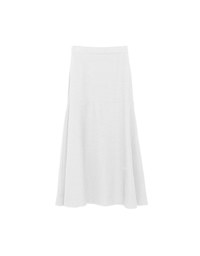 Bubble Gauze Textured High Waist Flowy Maxi Skirt