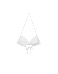 【PUSH UP】Multi Way Ripple Textured Push Up Bikini Top