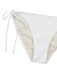 【GUT GUT Design】 Lace Embroidery Bikini Bottoms with Side Tie Detail