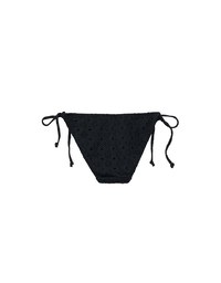 Eyelet Lace Side Tie Bikini Bottoms