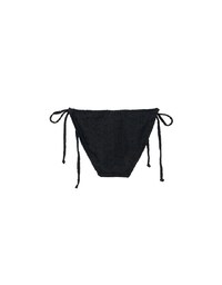 Textured Wave Double Side Tie Bikini Bottoms