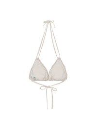 【PUSH UP】Bohomian Crochet Knit Push Up Halter Bikini Top