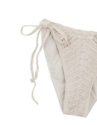 Bohomian Crochet Knit Double Side Tie Bikini Bottoms