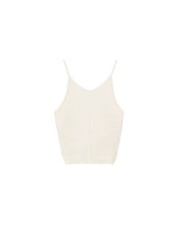 2 Way Cutout Knit Padded Cami Crop Top