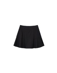 Chic High Waisted Flare Hem A Line Mini Skirt