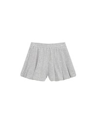 Bubble Flare High Waist Shorts with Stretch Waistband
