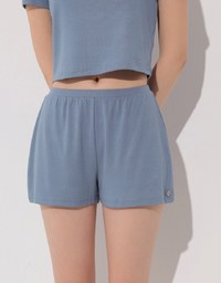 Logo Embroidered Basic Casual Shorts