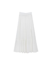 Flowy Sheer Bikini Cover Up Skirt with Stretch Waistband
