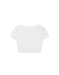 Classic Square Neck Ribbed Crop Top