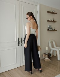 V Neck Sculpting Spaghetti Strap Cami Padded Top with Clean Back Design