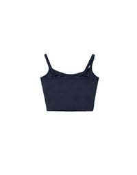 Basic Cooling Fabric Fitted Wide Strap Camisole Bra Top