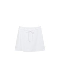 AIRY HOURGLASS Asymmetric Skirt with Drawstring Detail