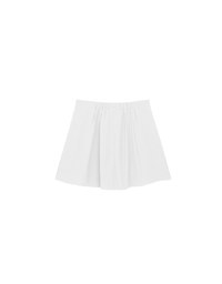 Cooling Fabric High Waist A Line Mini Skirt with Flared Hem