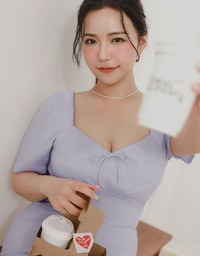 Maxi Dress with Side Slit and Bow Detail at Neckline