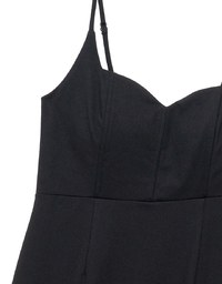 AIRY HOURGLASS Sweetheart Neckline Slim Fit Cami Padded Maxi Dress with Back Slit