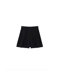AIRY HOURGLASS High Waist Knit Pleated Flare Skort