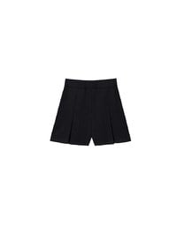AIRY HOURGLASS High Waist Knit Pleated Flare Skort