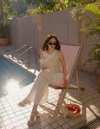 Asymmetrical Neckline One Shoulder Ribbed Knit Padded Crop Top
