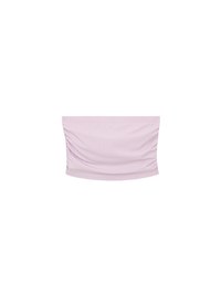 Cooling Fabric Side Ruching Bandeau Bra Top
