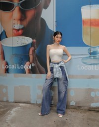 Textured Strapless Ruched Padded Bandeau Top